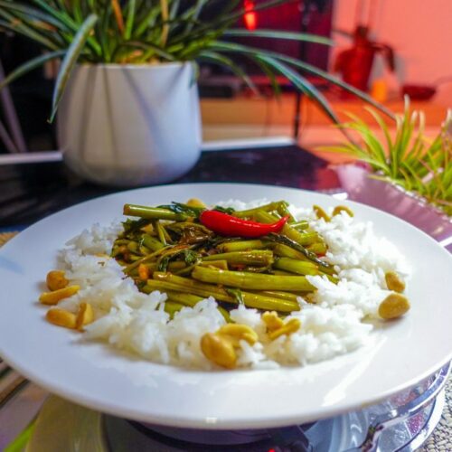 vegan thai morning glory recipe